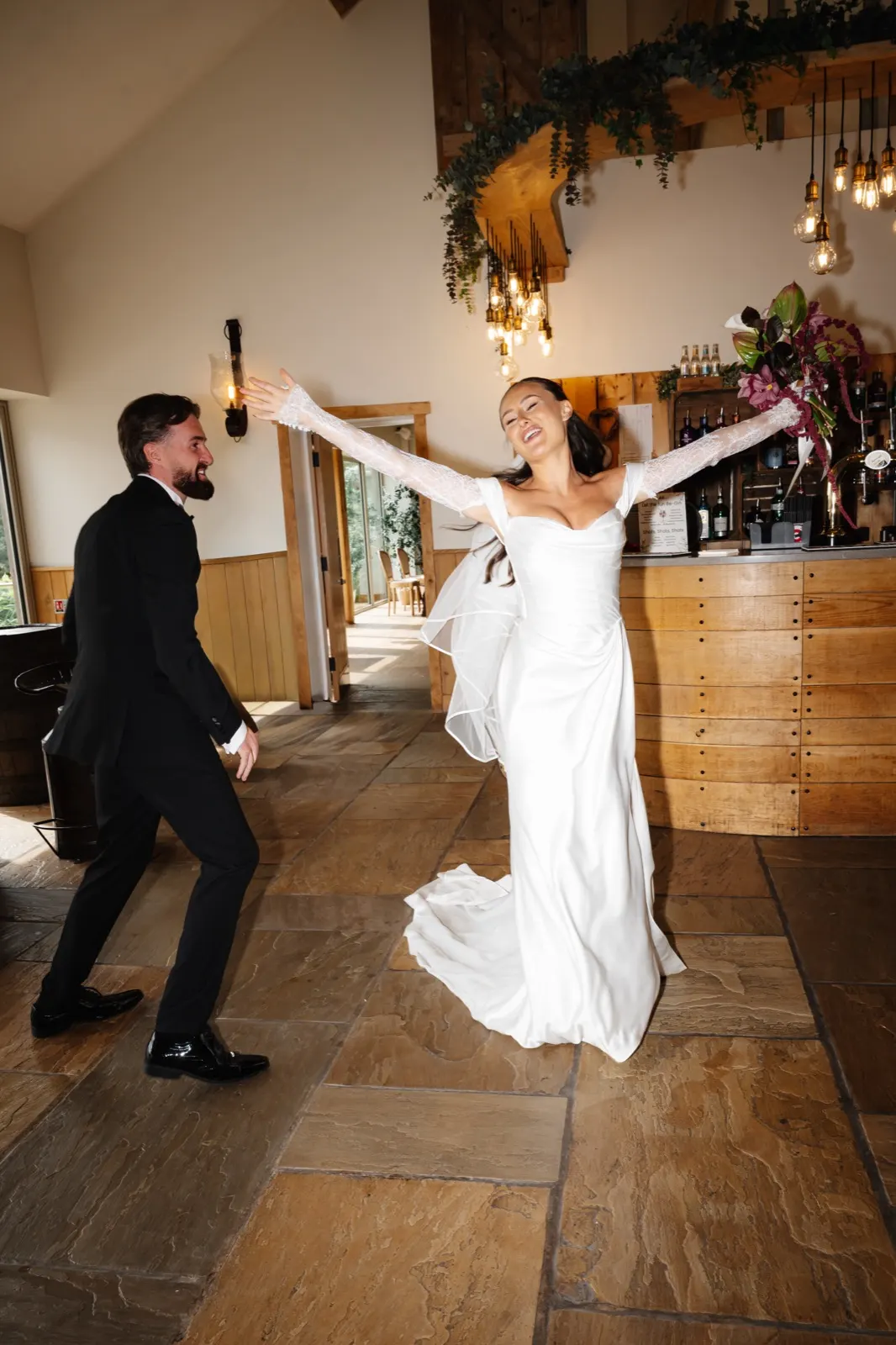 A wedding at Hobbit Hill, Clitheroe