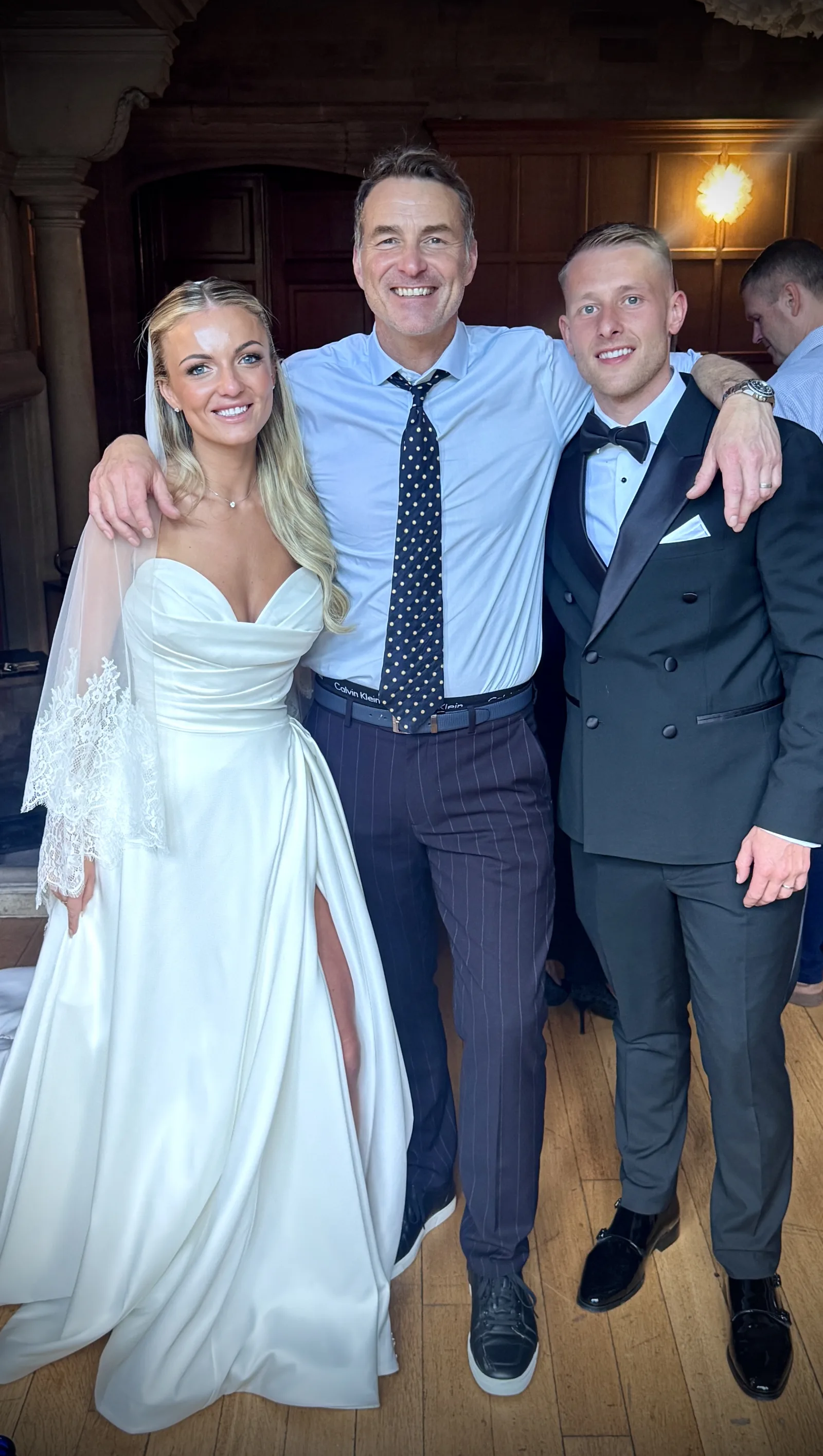 Alisha and Liam with Howard at The Salt House